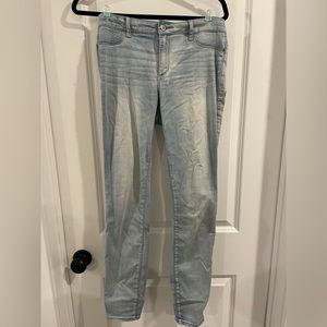 Abercrombie and Fitch Light Wash Jeggings